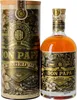 A bottle of Don Papa Rye Cask Rum and its cylindrical packaging are displayed against a white background. Anteprima dell’immagine prodotto