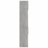 vidaXL Hochschrank Betongrau 70x42,5x225 cm Holzwerkstoff Produktbild-Vorschau 7