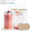 XINZI Verres à cocktail 4 pièces 500ml avec couvercle & Voir les images du produit 1