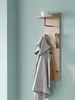 HAKU Wandgarderobe Eiche hell, schwarz - MDF, Metall, Produktbild-Vorschau 6