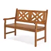 FCH Gartenbank Holz Parkbank Holzbank ,2 - 3 Personen Produktbild-Vorschau 2