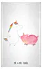 Mr. & Mrs. Panda Handtuch Einhorn Schwein - Weiß - Produktbild-Vorschau 1