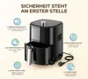 Zimilo 4L Heißluftfritteuse mit Sichtfenster, 1200W Air Produktbild-Vorschau 5