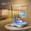Mini Aquarium - Tisch-Aquarium Starterset - LED-Beleuchtung Produktbild-Vorschau 2