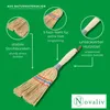 Novatool 3x Kleiner Besen Reisigbesen mit Stiel kurz 28cm Produktbild-Vorschau 4