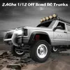 RC auto 2,4 GHz 1/12 Offroad RC Truck 4WD pretekárske auto Náhľad obrázku produktu 11