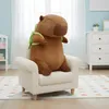 Großes Maskottchen Plüsch-Kissen Spielzeug Capybara 100 cm Produktbild-Vorschau 4
