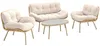 Gartenmöbel Set 4-teilig Polyrattan Lounge-Set mit Produktbild-Vorschau 1