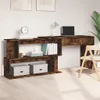 A corner desk with shelving units in a room setting. Podgląd zdjęcia produktu