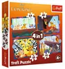 Puzzle - 4 in 1 - Il coraggioso Re Leone / Disney Re Leone Anteprima dell’immagine prodotto 1