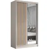 Schwebetürenschrank HELIX 120 cm Kaschmir/Artisan – Produktbild-Vorschau 1