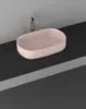 Isvea INFINITY OVAL Aufsatzwaschbecken, 55x36cm, Rosa Produktbild-Vorschau 2