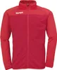 A red Kempa jacket is shown against a white background. Voir les images du produit