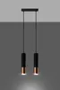 Lampada a sospensione LOOPEZ 2 nero/rame 2xGU10 10W acciaio Anteprima dell’immagine prodotto 20