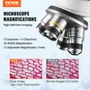 Mikroskop trójokularowy VEVOR, powiększenie 40x-5000x, Podgląd zdjęcia produktu 2