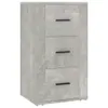 Sideboard Betongrau 40x33x70 cm Holzwerkstoff Produktbild-Vorschau 1