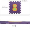Tappeto puzzle Relaxdays con lettere dell'alfabeto e Anteprima dell’immagine prodotto 5