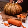INF Sada na řezání dýní z nerezové oceli - 7 dílů oranžový Náhled obrázku produktu 2