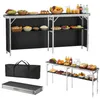 ROSEJANE Faltbare Messetheke 196 x 38 x 85 cm, XXL Produktbild-Vorschau 1