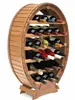 Drewniany stojak na wino DanDiBo stojąca beczka na wino 24 Podgląd zdjęcia produktu 6