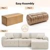 COMHOMA Ecksofa, 245 x 60 x 40 cm, Modulares Sofa mit Produktbild-Vorschau 4