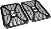 Two black air fryer racks are shown against a white background. Produktbild-Vorschau