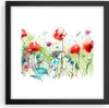 Gerahmtes Poster - Schwarzer Rahmen - Blumen Wiese Blatt Produktbild-Vorschau 1