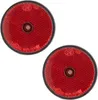 2x Reflektor Anhänger Rot Rund 60mm Rückstraher Wohnwagen Produktbild-Vorschau 1