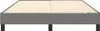 Cadre de lit sans matelas gris foncé 140x200 cm Tissu Voir les images du produit 4