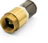 Messing Fußventil DN25 1 Zoll Saugfilter Saugkorb Produktbild-Vorschau 2