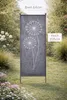 Stele Metall grau Sichtschutz XXL "Pusteblume" H202xB64cm Produktbild-Vorschau 3