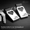 FABACH Herz Schlüsselanhänger mit Gravur aus Leder - Produktbild-Vorschau 3