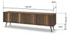 TV-Lowboard Fernsehtisch 4-türig LUPO 183 cm Eiche Dunin 4x Produktbild-Vorschau 4