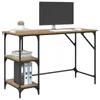 vidaXL Artisan dubový stůl 120 x 50 x 75 cm materiál na Náhled obrázku produktu 3