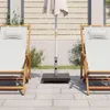 vidaXL Stojak na parasol granitowy 30 kg kwadratowy czarny Podgląd zdjęcia produktu 2