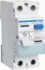 A close-up studio shot of a Hager residual current circuit breaker (RCCB) or RCD switch. Anteprima dell’immagine prodotto