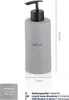 Pompa per sapone, 300 ML, Vetroceramica, grigio chiaro - Anteprima dell’immagine prodotto 3
