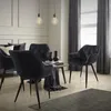 ML-Design 4er Set Esszimmerstuhl mit Rückenlehne, Schwarz, Produktbild-Vorschau 11