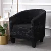 Klubová židle kryt, Stretch Elastan odnímatelné černé Art Náhled obrázku produktu 2