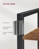 Close-up of a metal shelf frame showing its layered construction. Produktbild-Vorschau