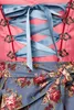 Dirndline - Verträumtes Dirndl mit Denim - XL - Produktbild-Vorschau 5