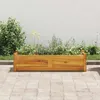 vidaXL Garten-Hochbeet Akazienholz 100x30x25 cm Produktbild-Vorschau 2