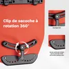 Wiltec Sacoche étanche pour porte-bagages rouge – capacité Voir les images du produit 6