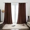 Verdunkelungsvorhang Vorhang mit Kräuselband 140x245 braun Produktbild-Vorschau 5