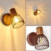 Laccio »Laccio« verstellbare Wandlampe aus Metall/Holz in Produktbild-Vorschau 1