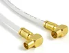 TV Antennenkabel mit Winkelstecker 135dB 5 fach geschirmt Produktbild-Vorschau 2