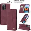 Redmi Note 10 Pro Hülle, LaimTop Retro Kunstledertasche Produktbild-Vorschau 1