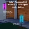 Solar Hausnummer beleuchtet Außen – Acryl Adressschild mit Produktbild-Vorschau 6