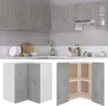 vidaXL Eckhängeschrank Lyon Betongrau 57x57x60 cm Produktbild-Vorschau 1