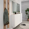 Flurschrank Schuhschrank 138cm in weiß mit Eiche LAPUA-01 Produktbild-Vorschau 5